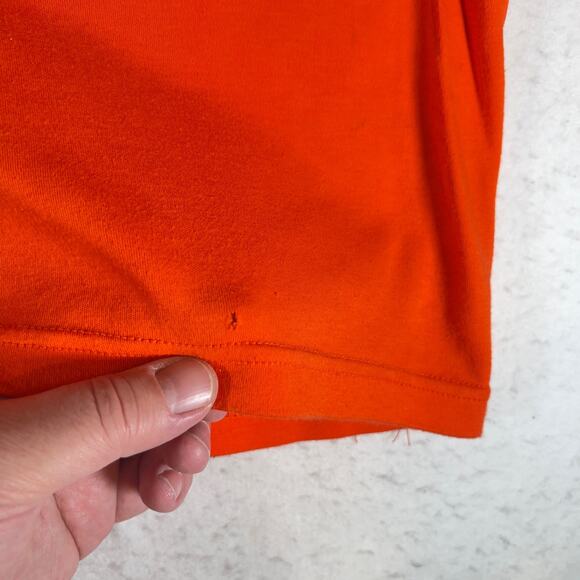 Youngville Clothing FR Henley Shirt Men's XL Safety Orange Crew Neck Flame Resis - Picture 5 of 10